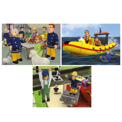 Fireman Sam 3 in 1 Jigsaw Puzzles Extra Image 1